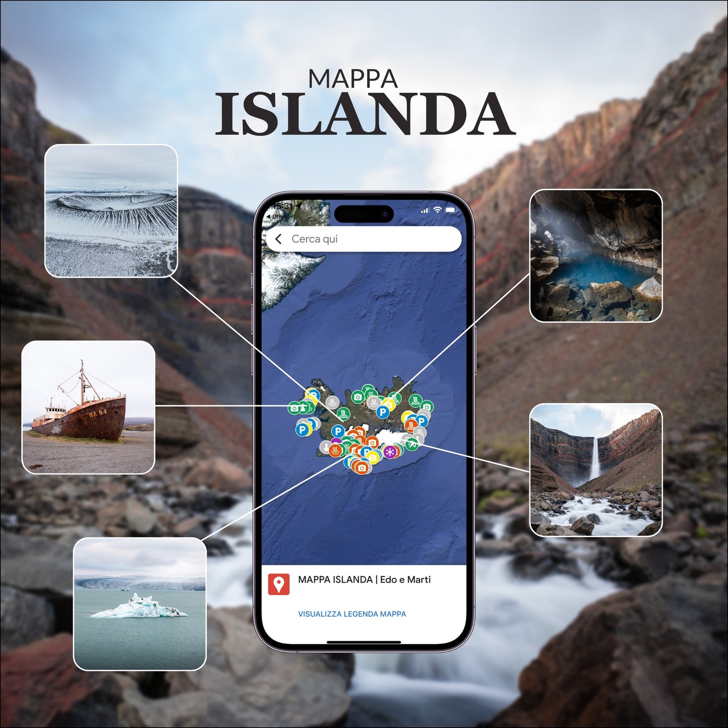 Mappa Islanda